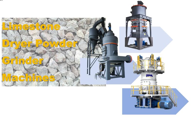 6 Types Of Limestone Dry Powder Grinder Machines